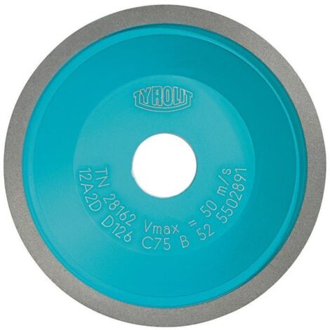 TYROLIT Diamant-Teller-Schleifscheibe DxTxH (mm), 100x25x20, Typ: D64