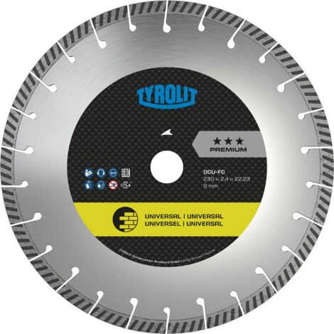 TYROLIT Diamant-Trennscheibe Premium DCUFC 230 x 2.4/9 mm Fast Cut