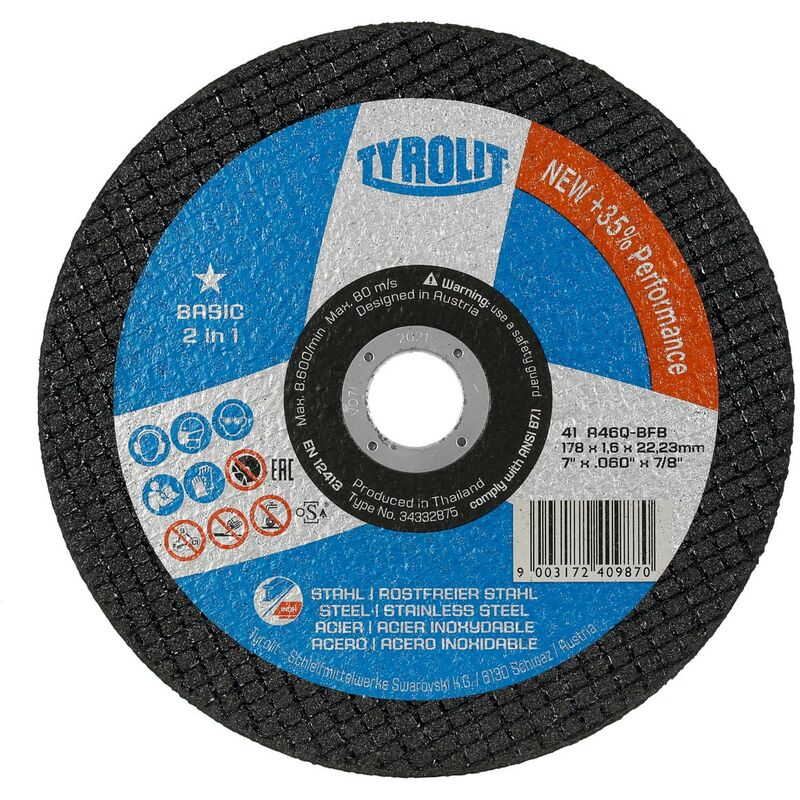 Disco per troncatura Basic extra sottile - Tyrolit...