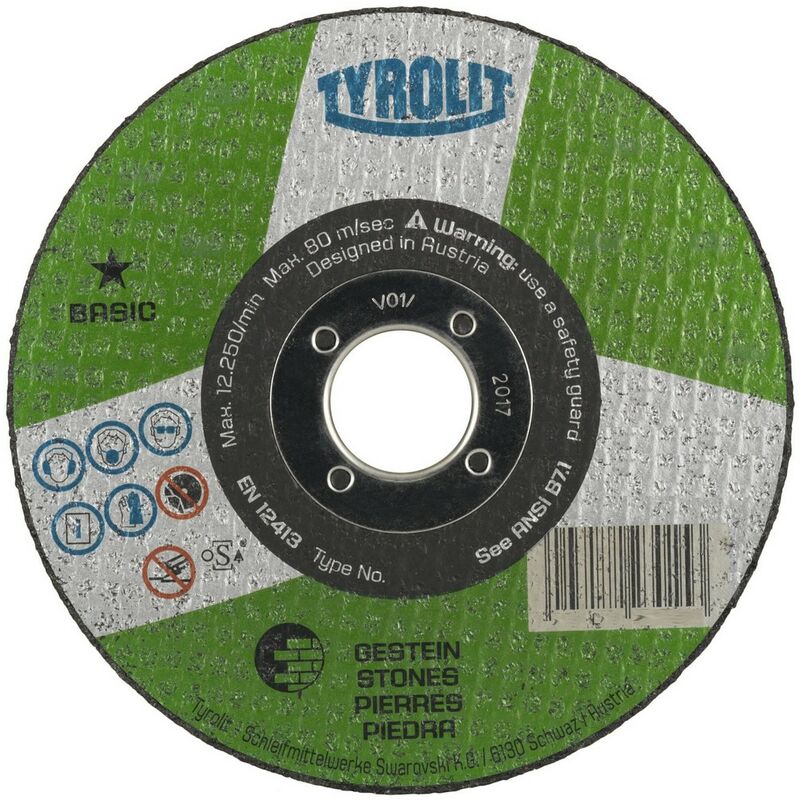

Disco de corte bombeado 115x2,5x22,23 c 30s bf 223025 - Tyrolit