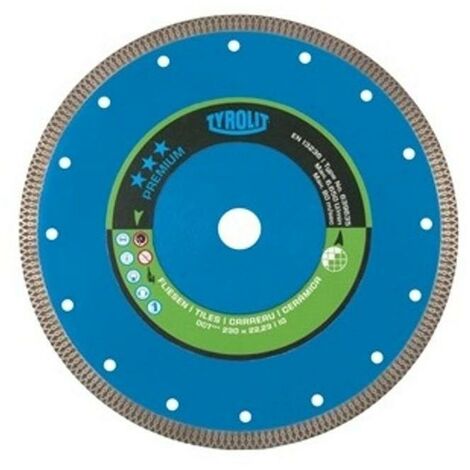 TYROLIT disco diamente gres-porcelan.tyrolit 230 , 0UNIDADES