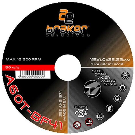 TYROLIT disco repasar acero braker 125-6,4-22 a30p , 0UNIDADES