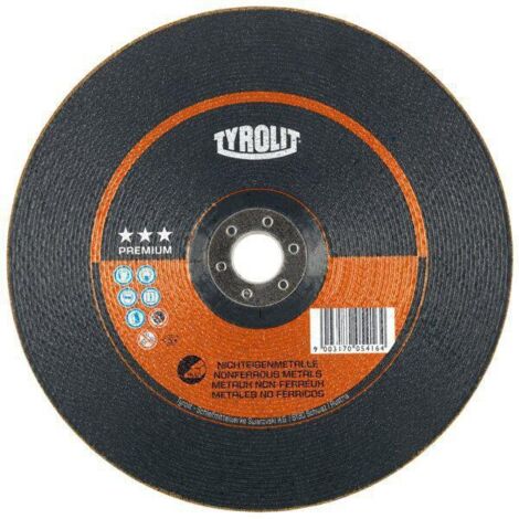 TYROLIT Disque d'ébarbage PREMIUM, ⌀ disque x largeur de disque : 125 x 7 mm, 560405 125X7
