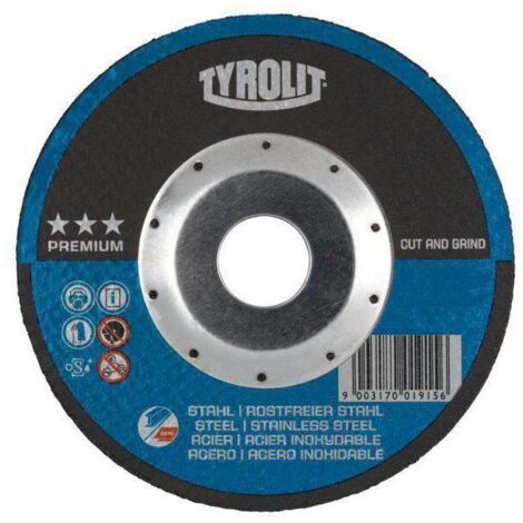 TYROLIT Kombischleifscheibe PREMIUM CUT AND GRIND, Scheiben-Ø: 125 mm