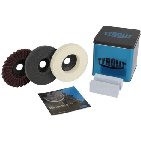 TYROLIT Polierset 5tlg., Scheiben Ø125mm Stahl, INOX, ALU Tyrolit