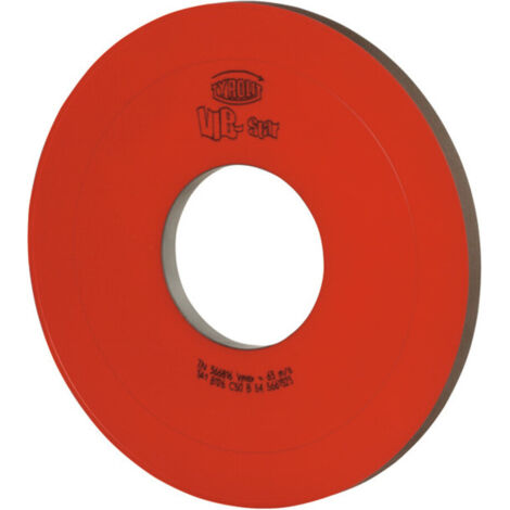 TYROLIT VIB-STAR-Präzisions-Schleifscheibe CBN DxTxH (mm) B126, 400x20x127, Belagdicke X: 3 mm