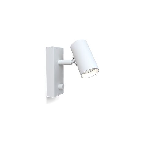 Tyson Liseuse Structure Blanche, Interrupteur Mural Titre 1x GU10