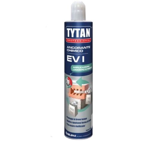 Tytan Ancorante Chimico EV 1 Poliestere senza stirene 300 ml e 400 ml grigio 300 ml