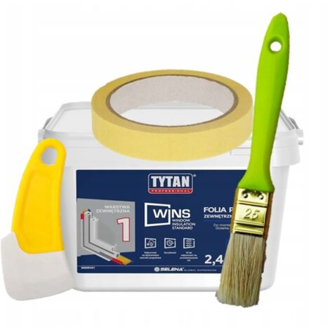 TYTAN GEWINNT Flüssigfolie für dichte Installation 2,4L Ext. Ohne Pinsel