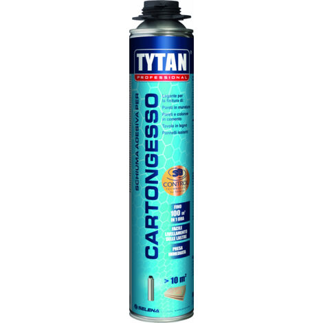 Tytan SCHIUMA ADESIVA PER CARTONGESSO A PISTOLA ml. 840