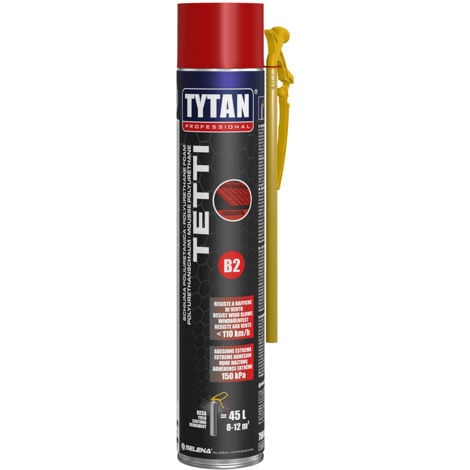 Schiuma poliuretanica PU Foam B2 per tetti Tytan professionale 750ml