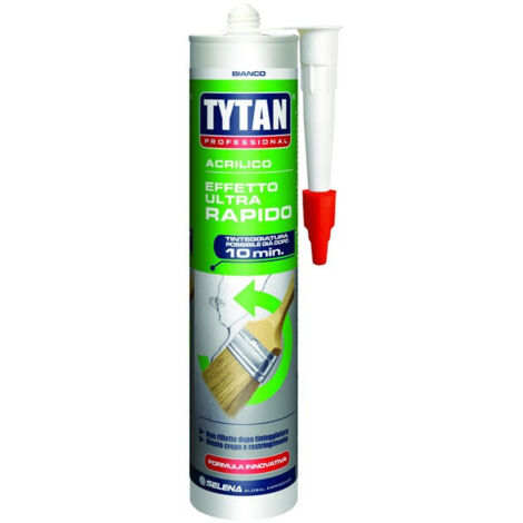 Tytan silicone acrilico ultra rapido ml. 300 - bianco (12 pezzi) - Tytan