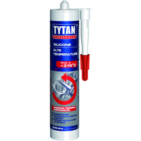 Tytan silicone alta temperatura  ml. 300 - nero - Tytan