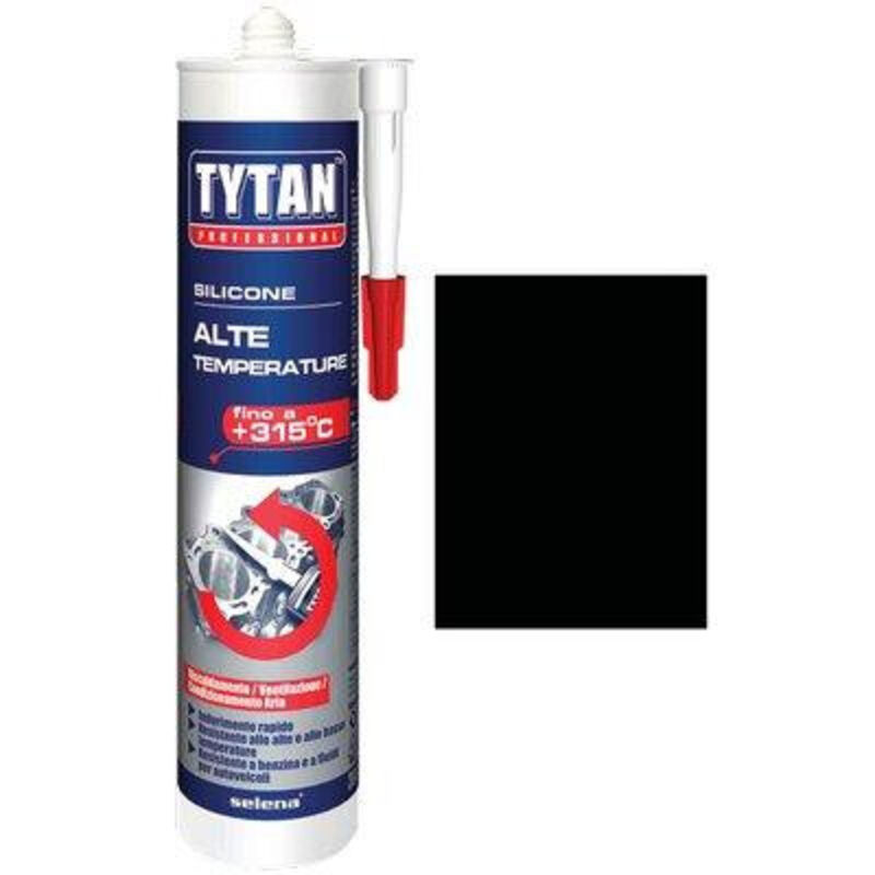 Silicone Nero Tytan Professional Alte Temperature Sigillante Vetro ...