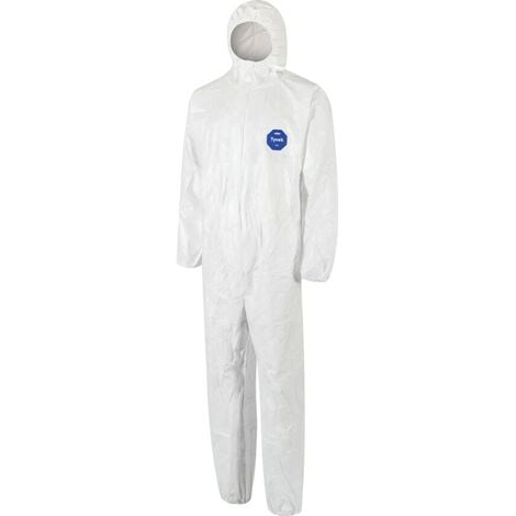 Tyvek White Hooded Protective Coveralls (2XL)