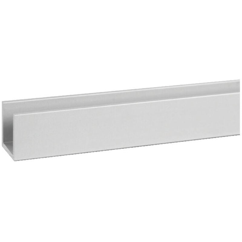 Profil u 25x25x2mm longueur 2m aluminium anodisé argent - duval - 41-0102-3042