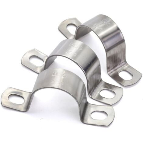 50Pcs Attache Fixer Grillage Rigide Traille Trou Tube Côte Renforcée