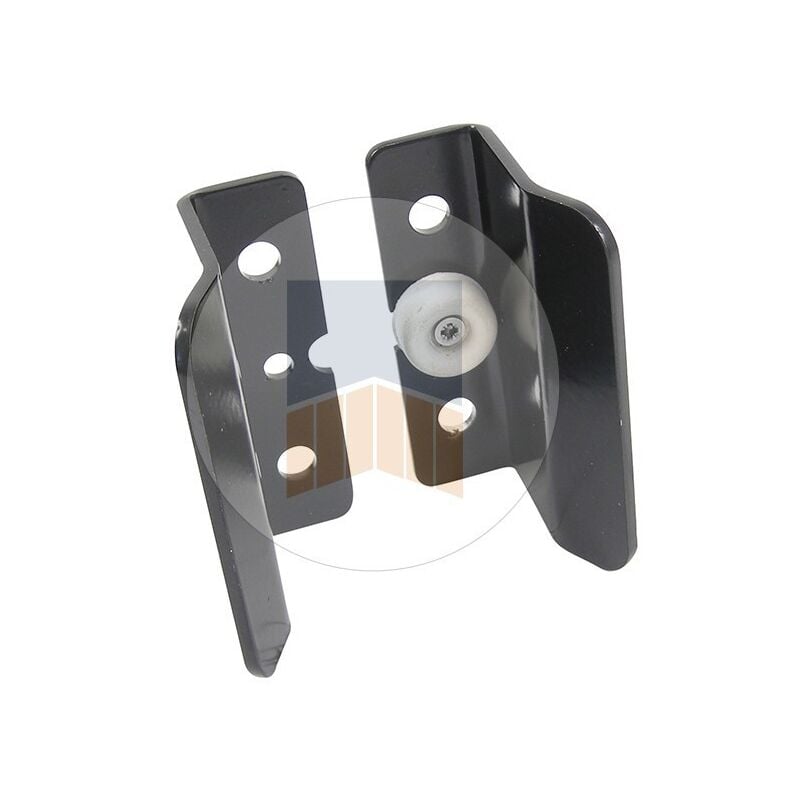 U de réception pour boîtier 4 points de fixation en Aluminium Finition: Blanc Ral 9010 - Longueur (mm): Longueur (mm) : 55 - Portac