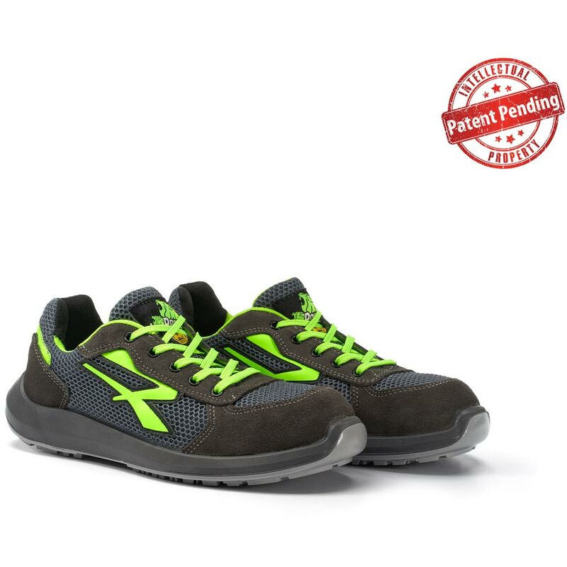 Scarpe Antinfortunistiche Estive u Power Gemini S1p Grigio/Verde 39