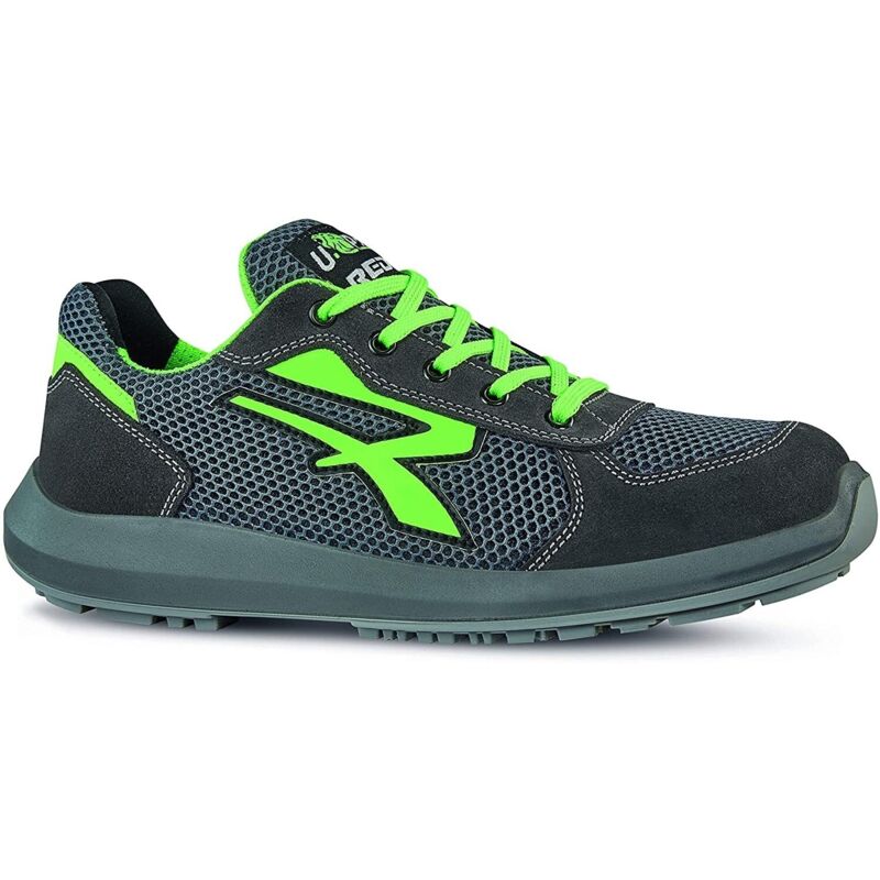 Scarpe Antinfortunistiche Estive u Power Gemini S1p Grigio/Verde 43