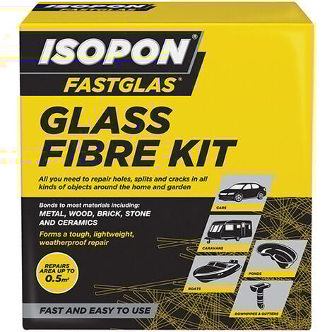 U-POL ISOPON® FASTGLAS Resin & Glass Fibre Kit Large UPOGLLAD
