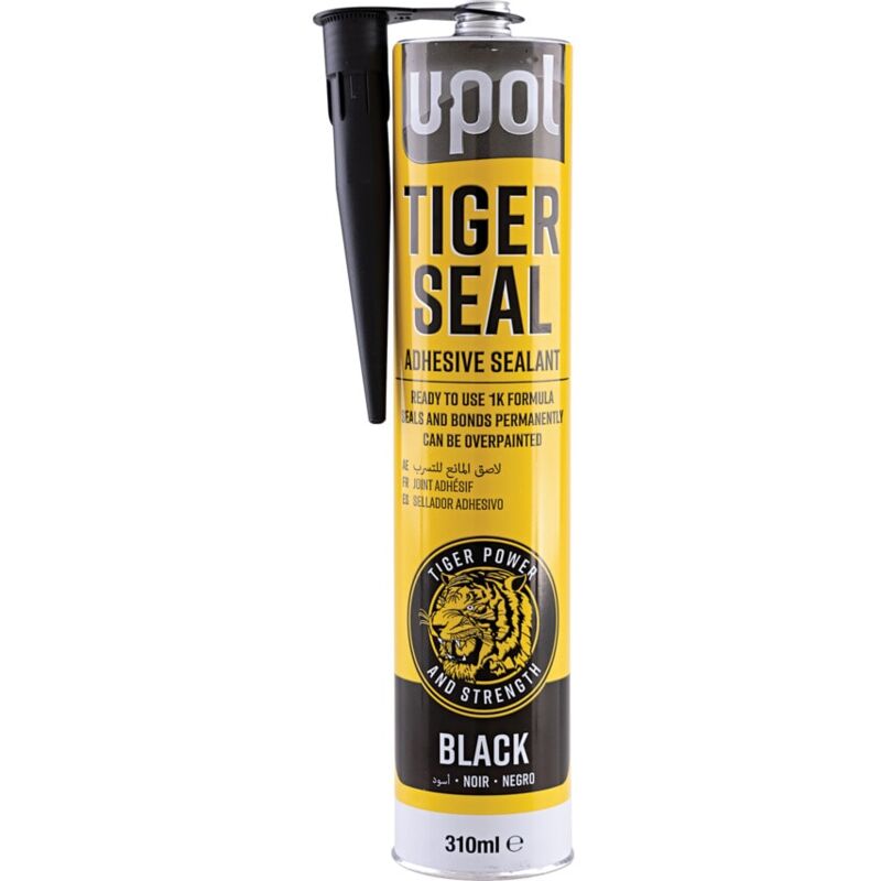 U-pol - tig/nb Tiger Seal Black Cartridge 310ml - Black