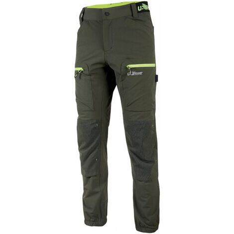U-POWER Arbeitshose Harmony dunkelgrün 2XL