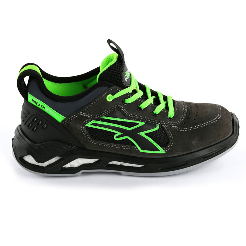 U-power - Chaussures de sécurité basses negan esd S1P src - Gris/Vert 46