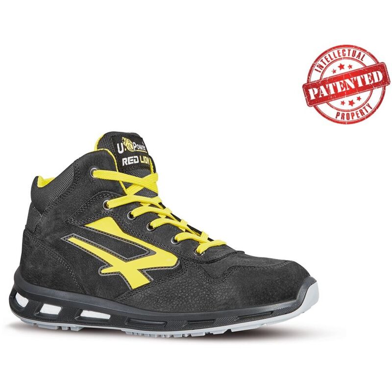 U-power - Chaussures de sécurité hautes shot esd S3 ci src - Noir/Jaune 39
