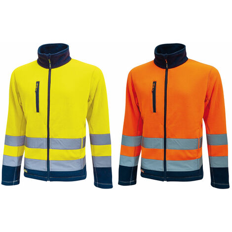 U-Power Boing Warnschutz Fleecejacke - S - Gelb