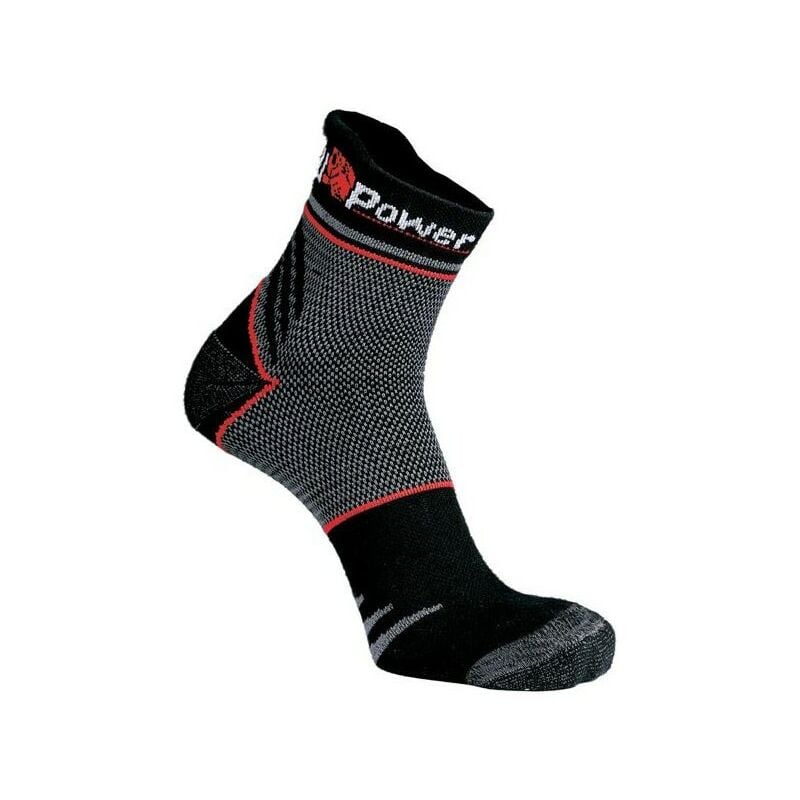 Chaussettes courtes Sunny Black Carbon l paires 3 Upower