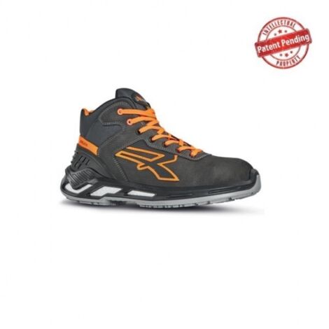 U-Power – Chaussures de sécurité montantes S3 SRC CI ESD – Pointure 44 – Tige en cuir nubuck – Semelle antidérapante PU et Infinergy®