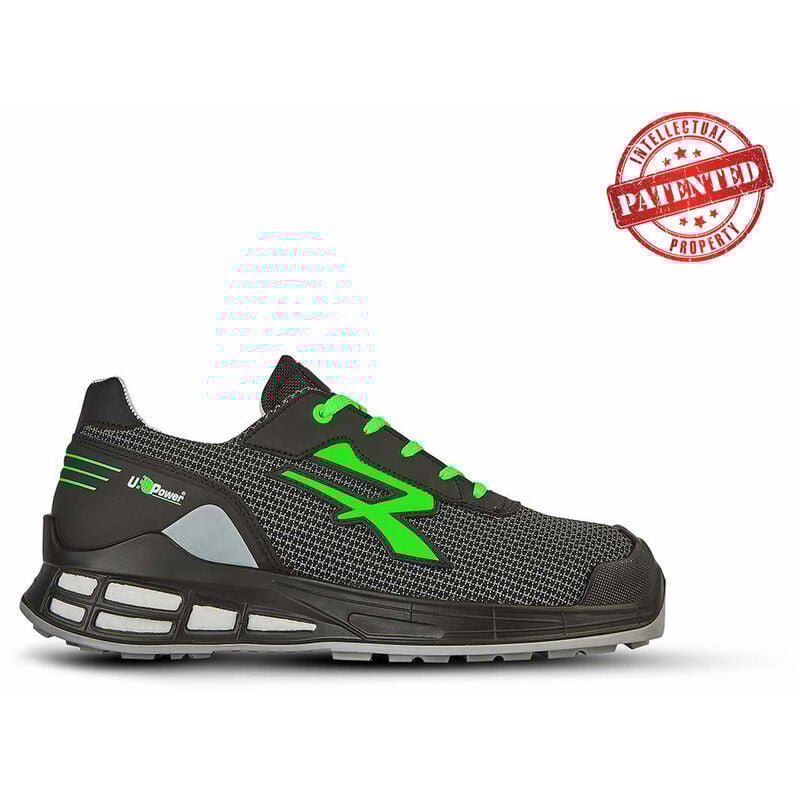 Chaussures de sécurité basses dakota S3 src ci esd - Noir/Vert 44