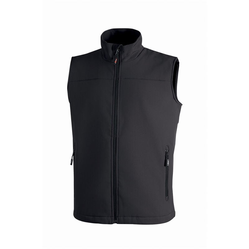 Veste de travail sans manches dublino - Noir 5XL