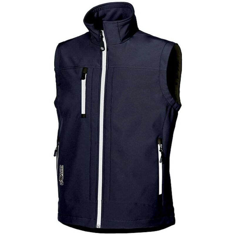 

U-POWER DW025DB-2XL - Chaleco SOFT SHELL gama DONT WORRY modelo CLIMB Deep Blue Talla 2XL