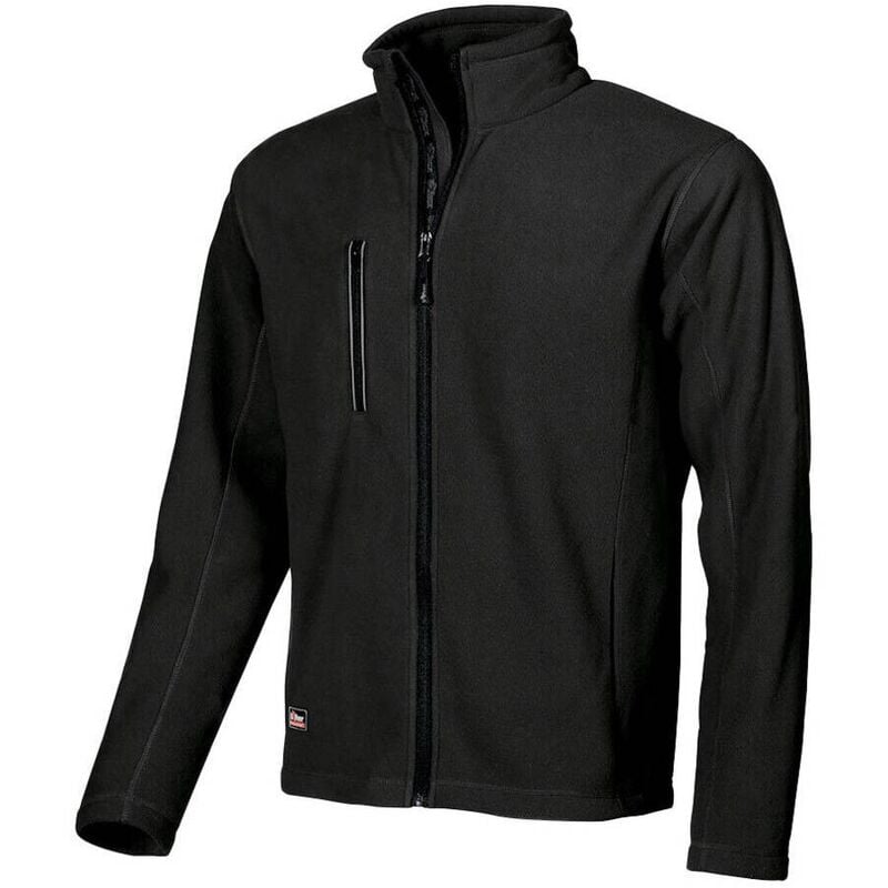 

U-POWER EY040BC-S - Chaqueta de paño grueso y suave con cremallera gama ENJOY modelo WARM Black Carbon Talla S