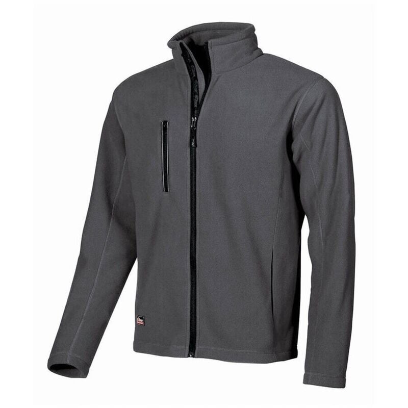 

U-POWER EY040GM-2XL - Chaqueta de paño grueso y suave con cremallera gama ENJOY modelo WARM Grey Meteorite Talla 2XL