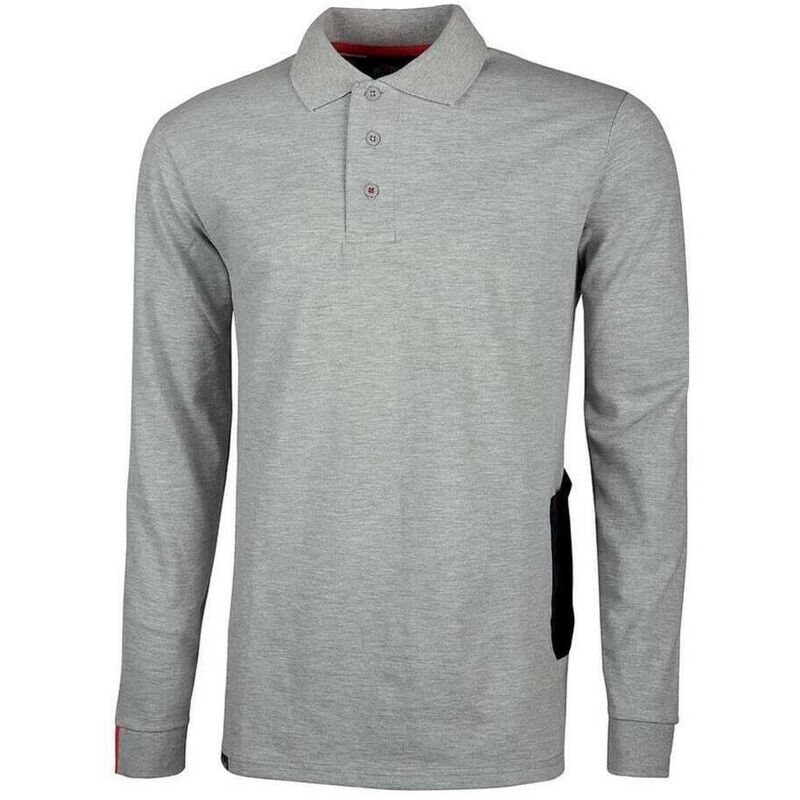 

U-POWER EY144GS-2XL - Polo manga larga gama ENJOY modelo LIVE Grey Silver Talla 2XL