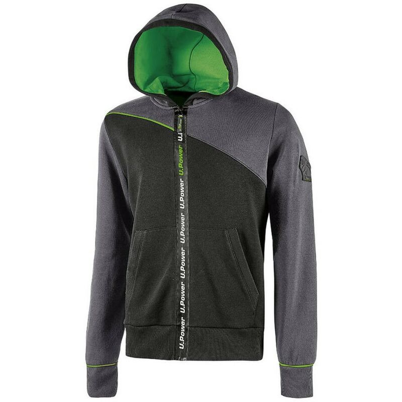 

U-POWER EY212AG-L - Chaqueta SOFT SHELL con capucha gama ENJOY modelo JUPITER Asphalt Grey Talla L