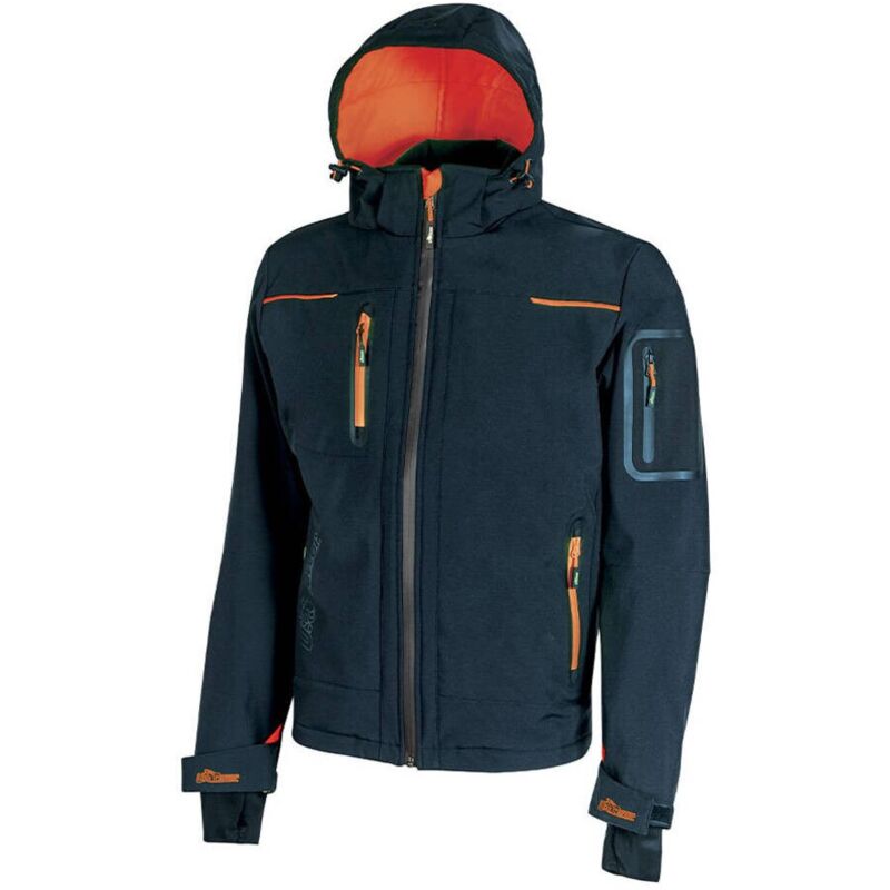 

U-POWER FU187DB-L - Chaqueta SOFT SHELL con capucha gama FUTURE modelo SPACE Deep Blue Talla L