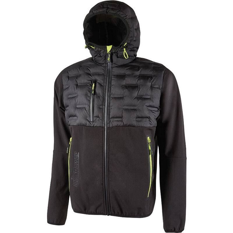 U-power - spock Veste coupe-vent imperméable et respirante Noir Carbone Noir l