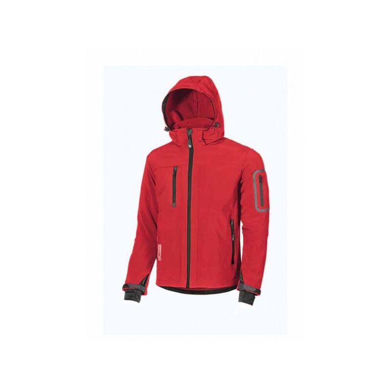 Image of U-power - Giacca soft shell Metropolis Red Magma tg. m