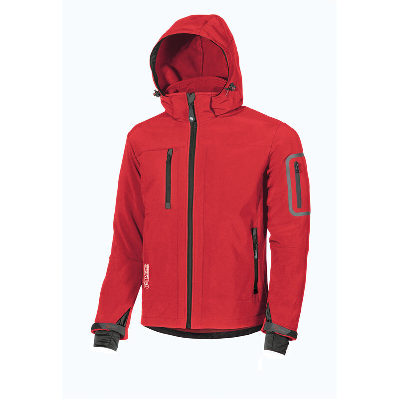 Image of Giacca soft shell Metropolis Red Magma tg. xs