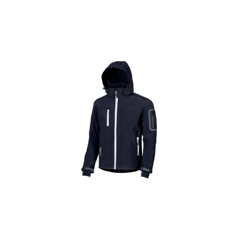 Image of Giacca soft shell Metropolis Deep Blue tg. 4XL