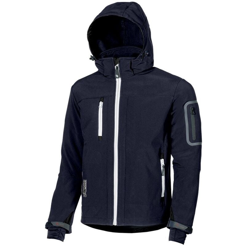U-power - Giacca Da Lavoro Softshell u Power Metropolis Blue Blue xs