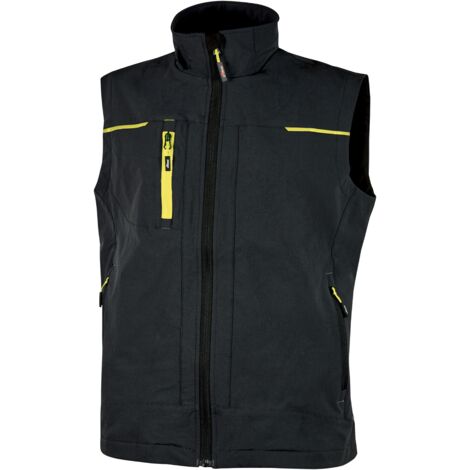 U-POWER GILET SATURN NERO/GIALLO TG.M  PZ 1