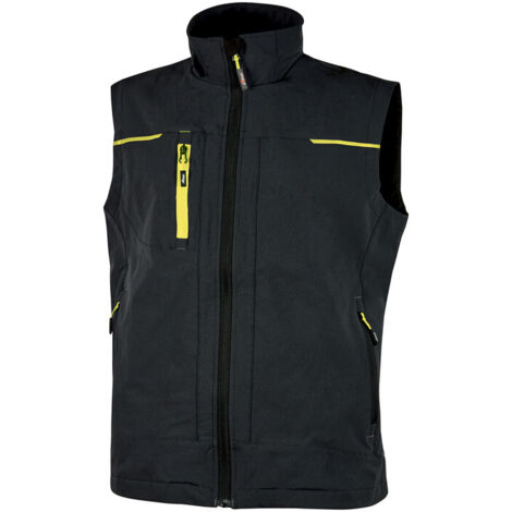 U-POWER GILET SATURN NERO/GIALLO TG.XXL  PZ 1