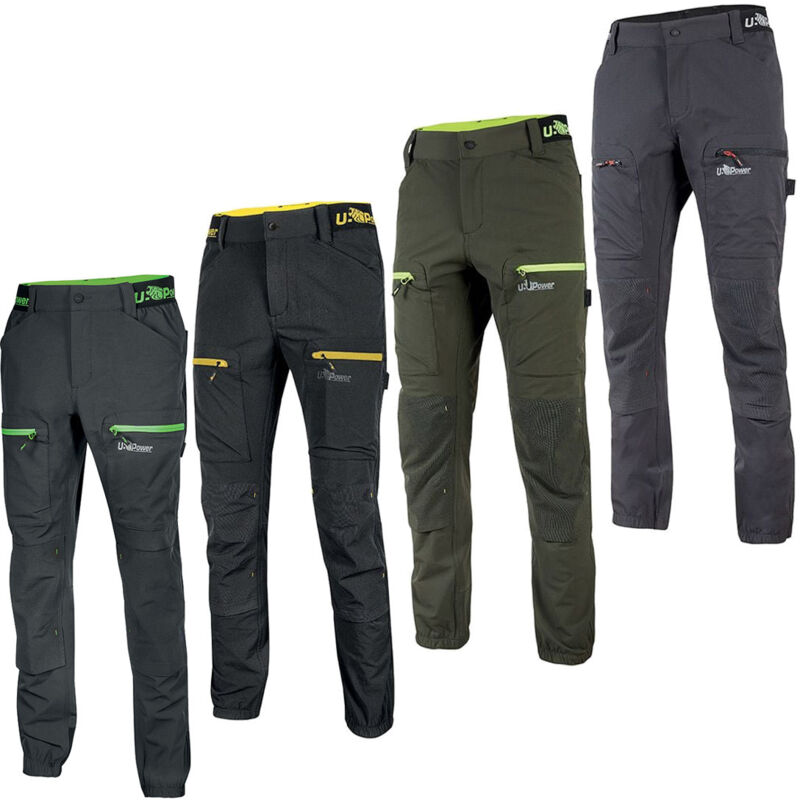 Pantalon de travail été stretch harmony - Gris/Vert 3XL - fr (52/54) - eu (58/60)