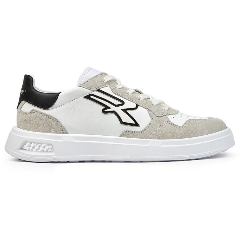 Baskets de travail non coqué basses helix ob sr - Blanc/Noir/Beige 38