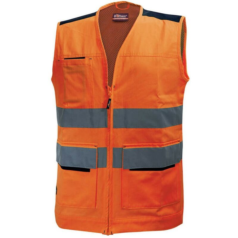 

U-POWER HL153OF-XL - Chaleco alta visibilidad gama HI-LIGHT modelo SMART Orange Fluo Talla XL